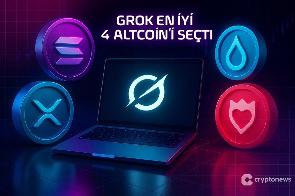 Yapay Zeka Grok 2026’ya Kadar 10 Kat Artabilecek 4 Altcoin'i Belirledi