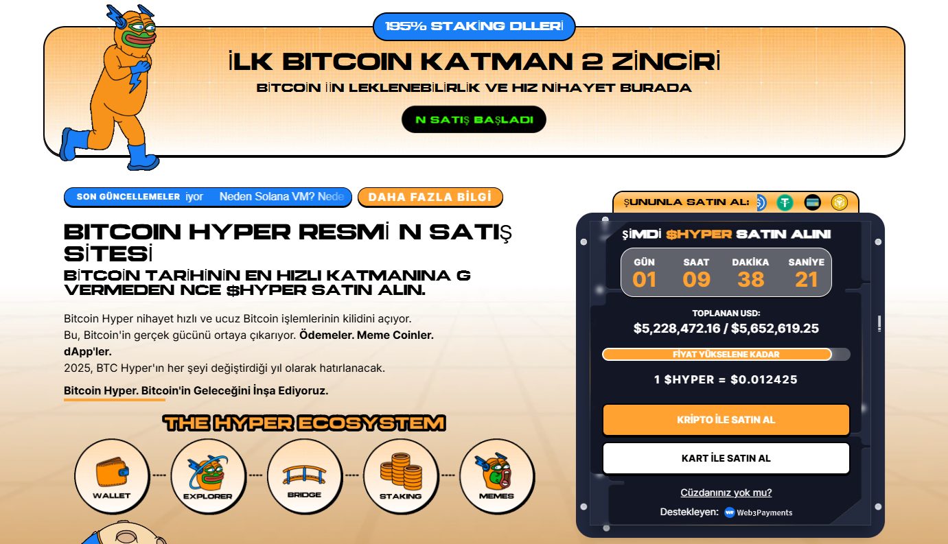 $Hyper ön satışı