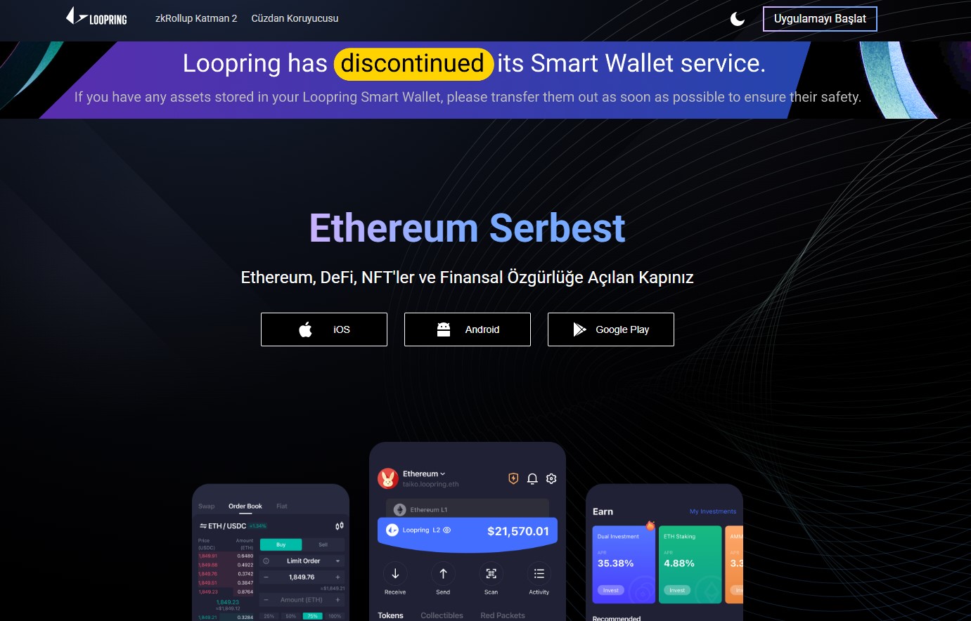 Loopring Wallet hakkında kapsamlı bilgiler