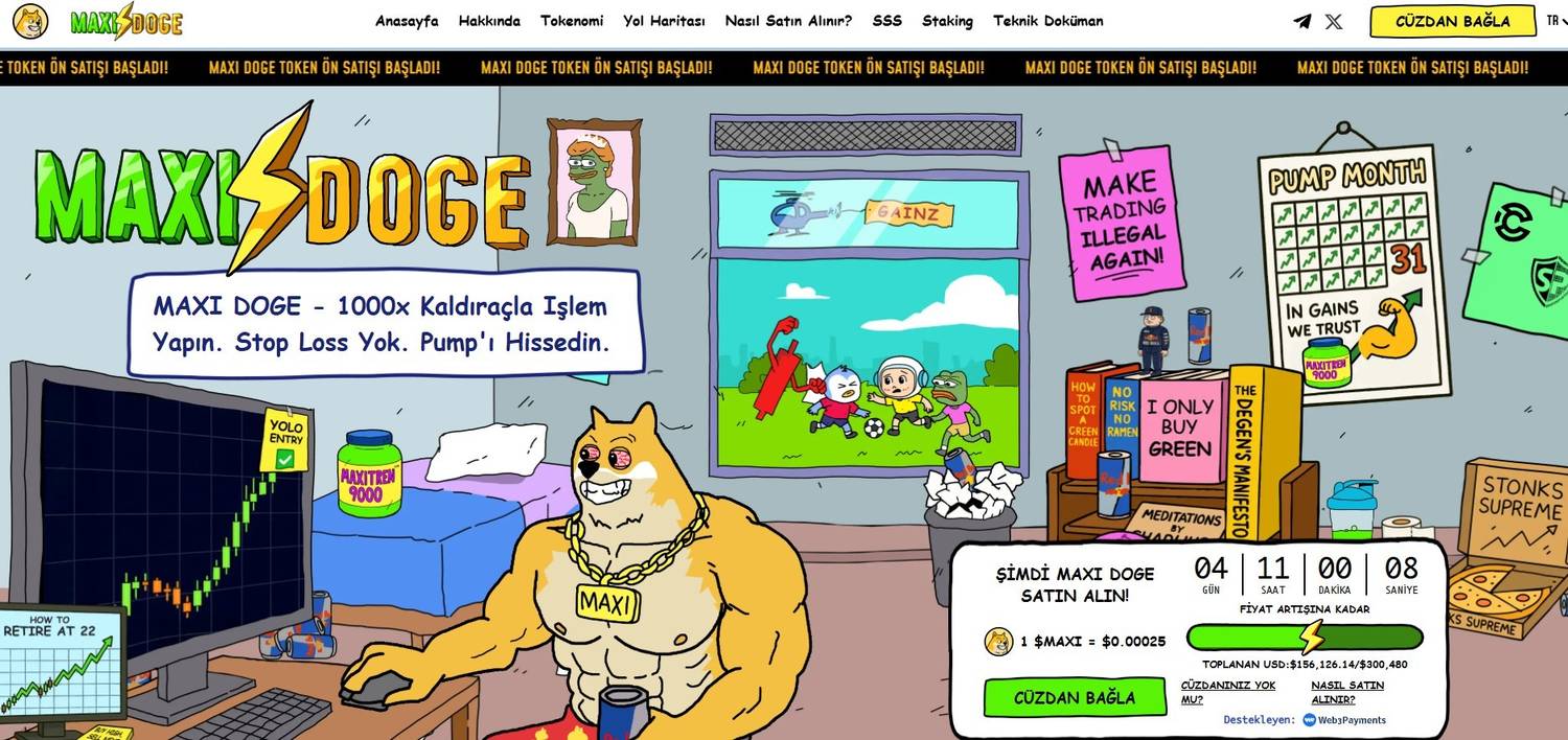 Yeni çıkacak coinler arasında yer alan Maxi Doge analizi