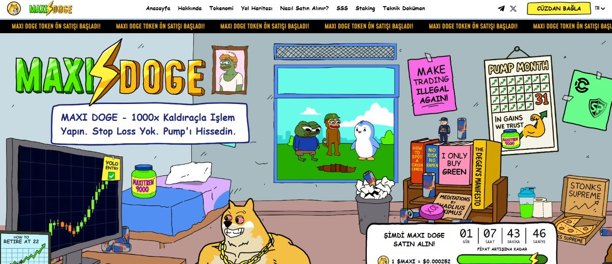 ICO Coin Listesi - maxi doge