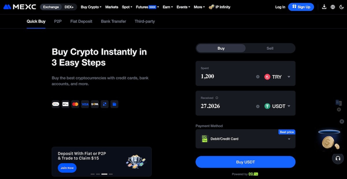 MEXC güvenilir kripto para platformları