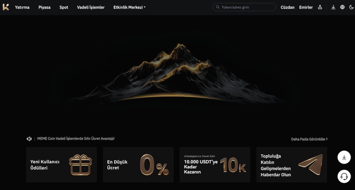 KCEX staking platformu