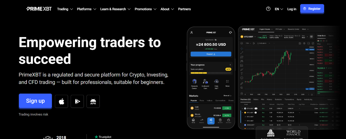 en iyi kripto kaldıraçlı işlem borsaları - PrimeXBT