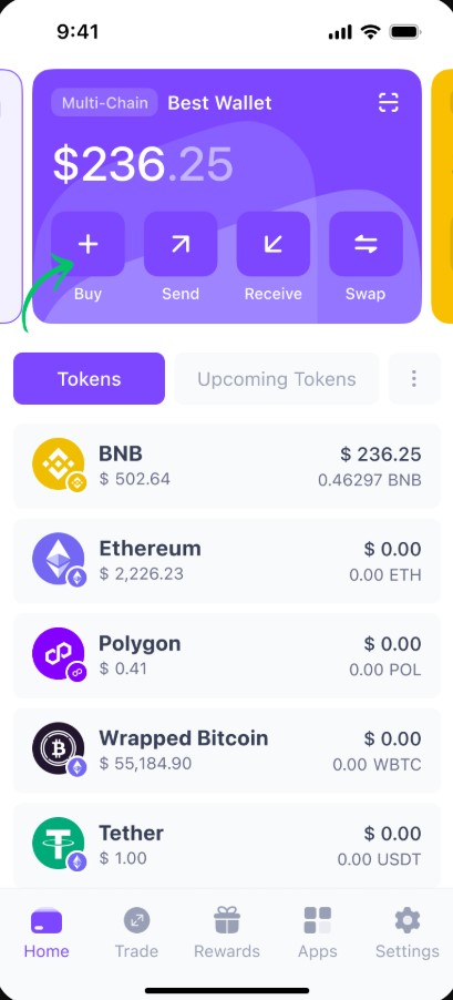 Best Wallet token satın alımı