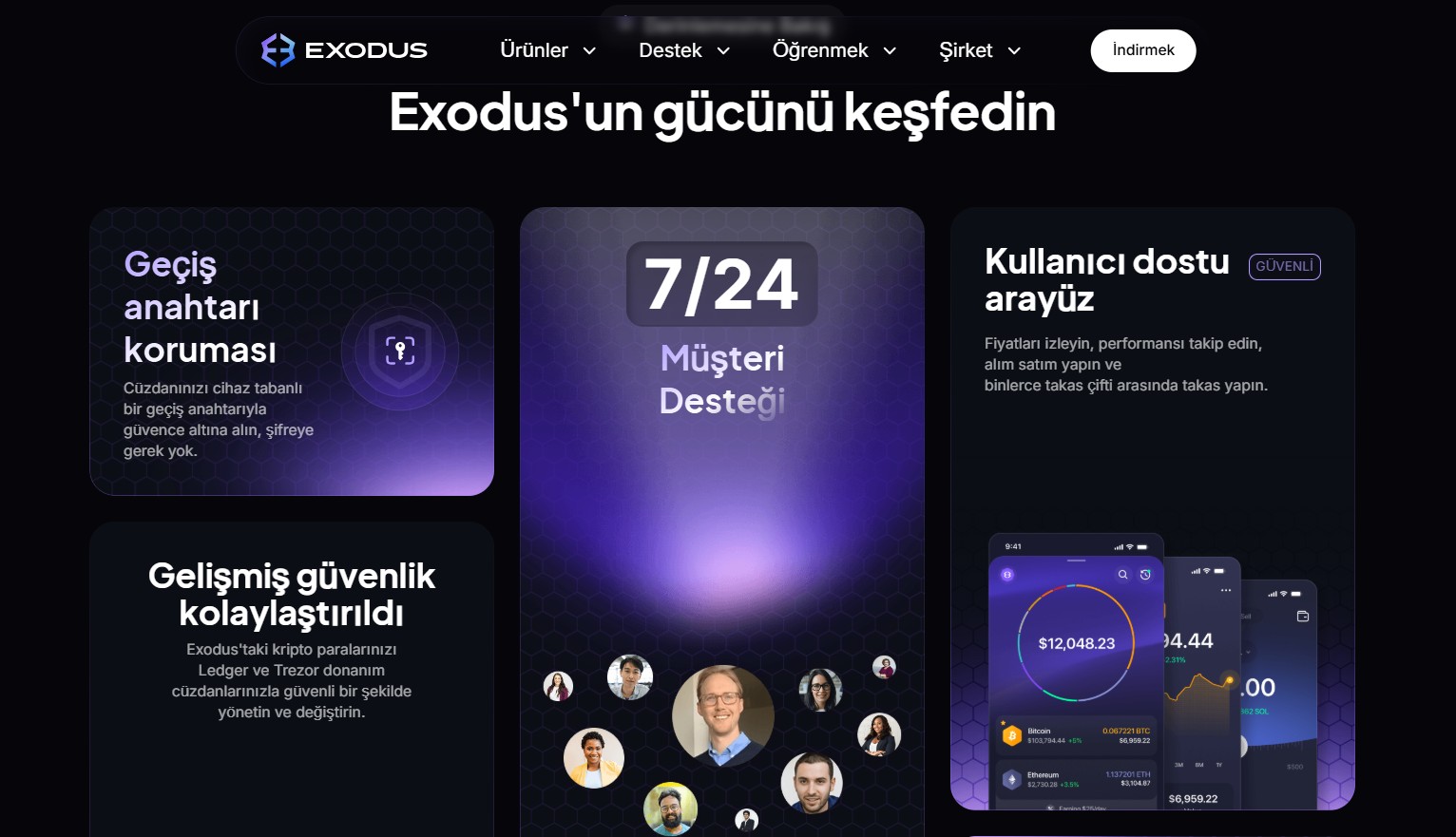 Exodus - Yüksek Gizlilik ve Staking Seçenekleri Sunan ERC20 Cüzdanı
