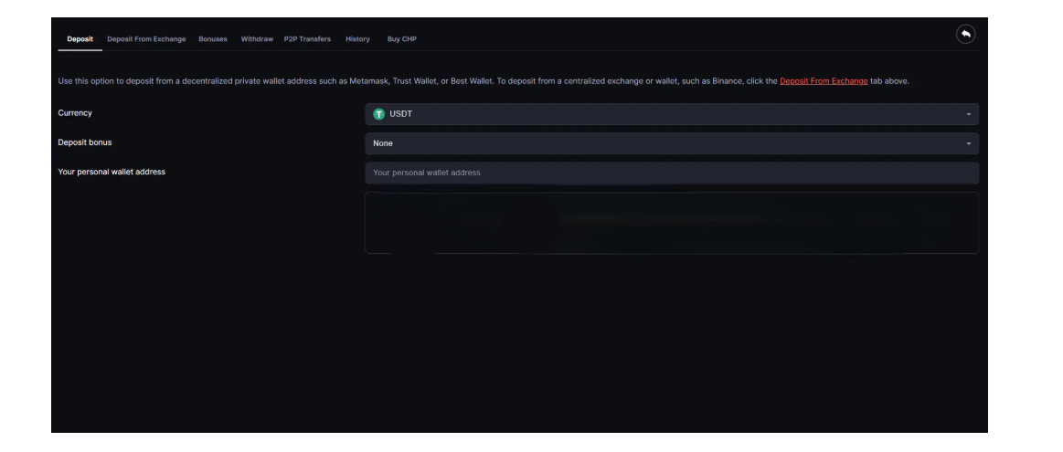 Adım 2: Para Yatırın