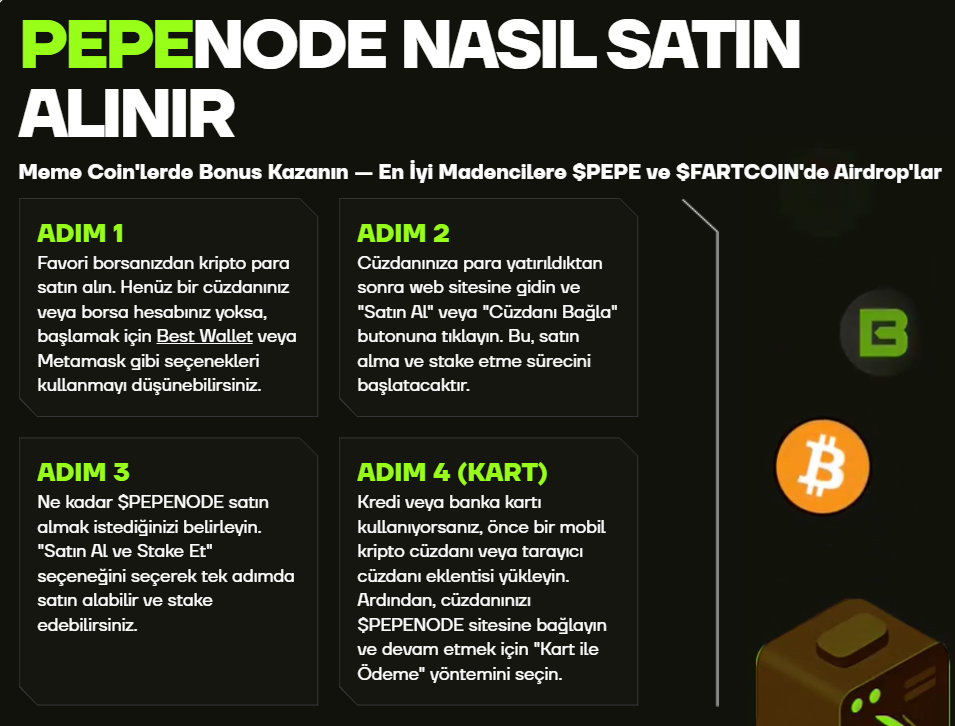 PEPENODE nasıl alınır