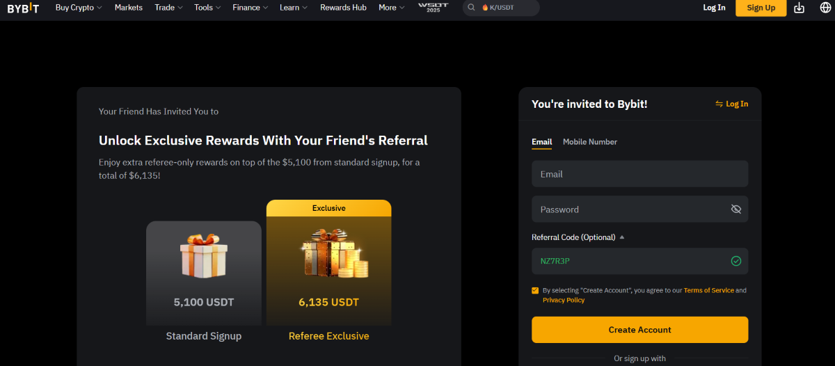kaldıraçlı kripto borsaları - Bybit