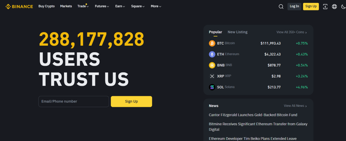 vadeli işlem bonusu veren borsalar - Binance