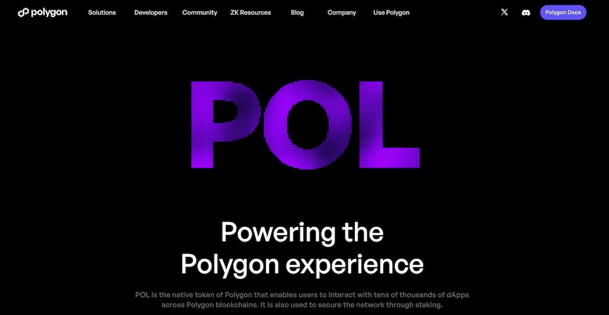 Polygon POL en iyi Layer 2 coinleri