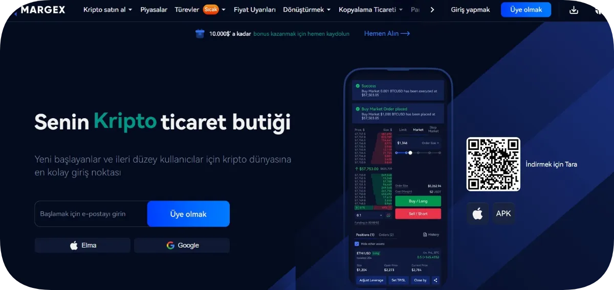 Margex Üzerinden AVAX Coin Alımı