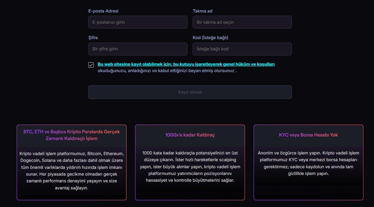 coinfutures güvenilir mi- eposta ile kayıt