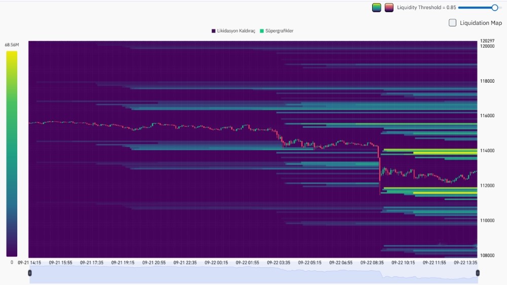Likidasyon Isı Haritası Nasıl Okunur