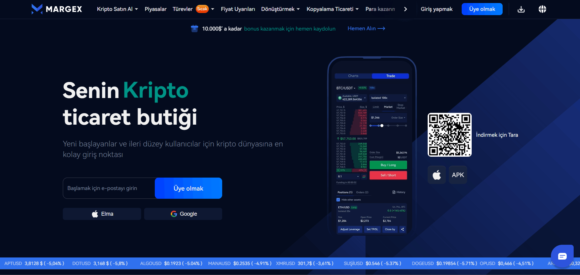 en güvenilir kripto borsaları