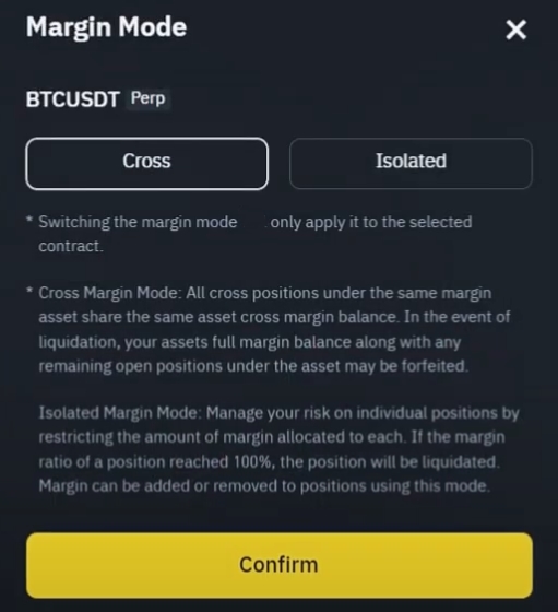 Cross ve Isolated Marjin Nedir