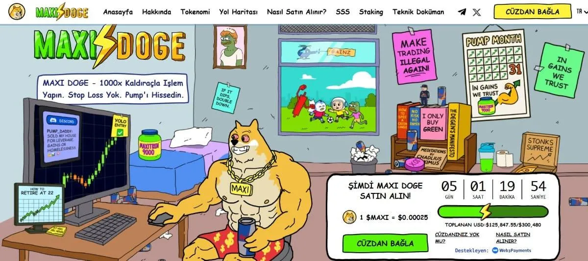 En hızlı yükselen kripto para Maxi Doge – Topluluk Momentumu ve Oyunlaştırılmış Fayda
