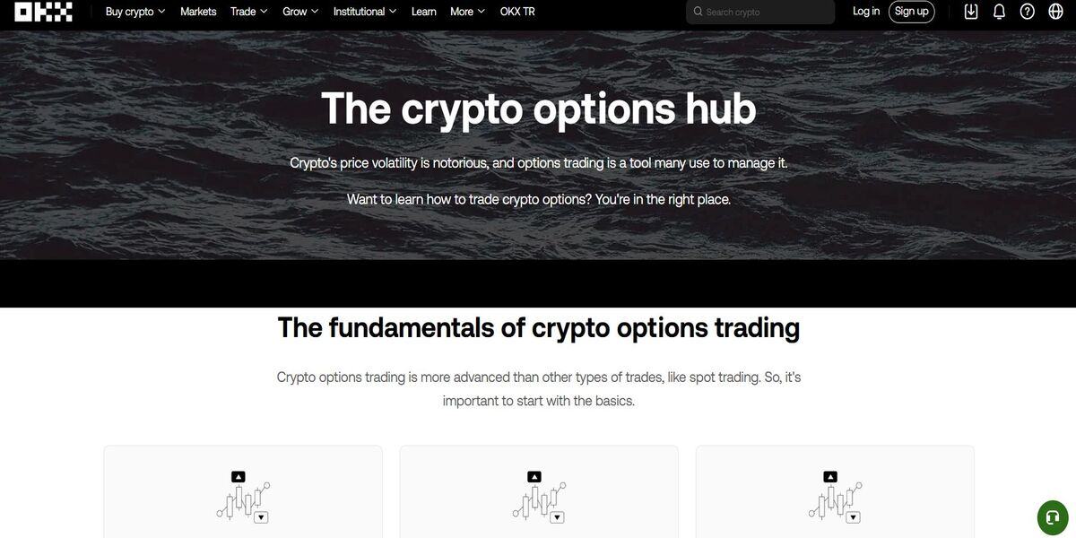 kripto vadeli işlem ve opsiyon borsası - OKX