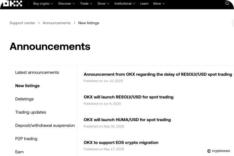 OKX Yeni Listelenecek Coinler Nasıl Bulunur?