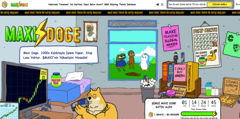 en iyi kripto para - Maxi Doge