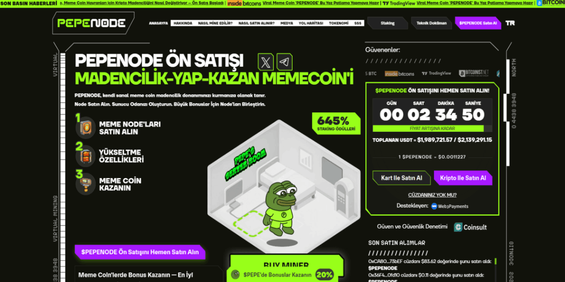 yeni kripto paralar - PepeNode