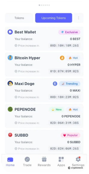 yeni listelenecek coinler