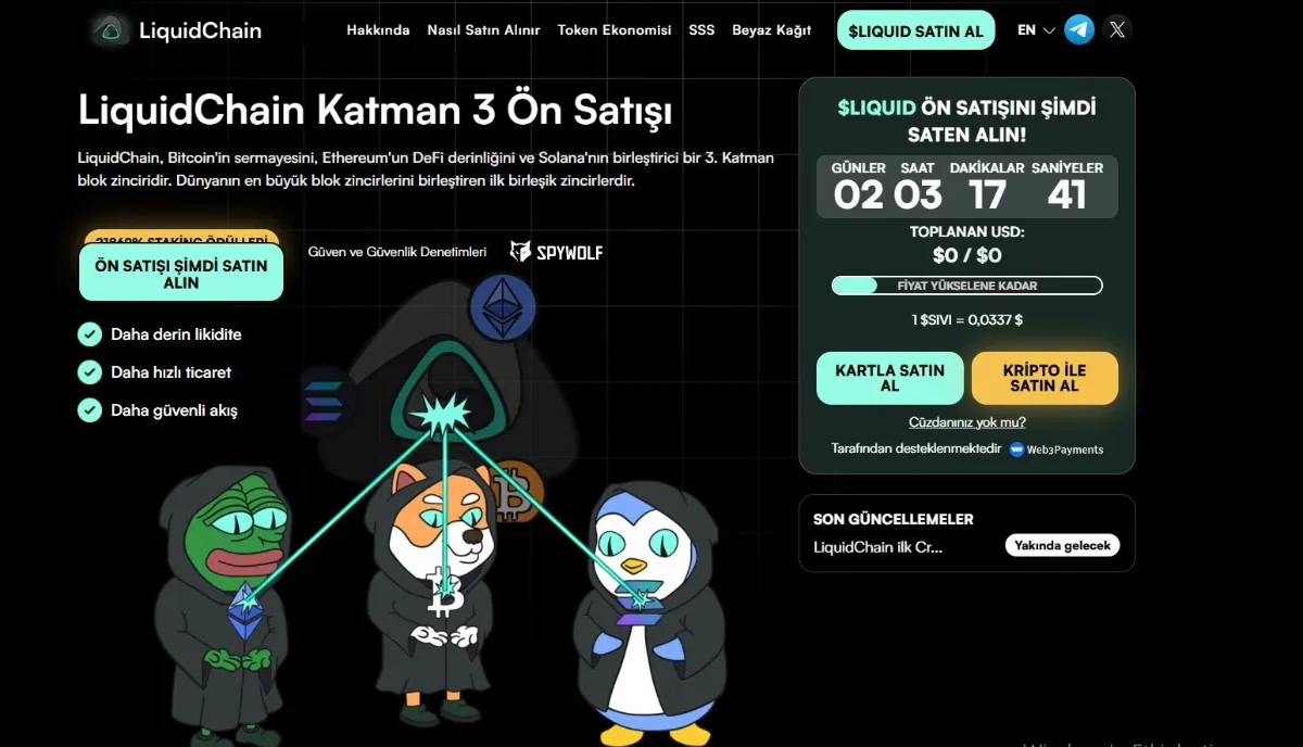 LiquidChain (LIQUID) – Köprü Riski Olmadan Zincirler Arası DeFi