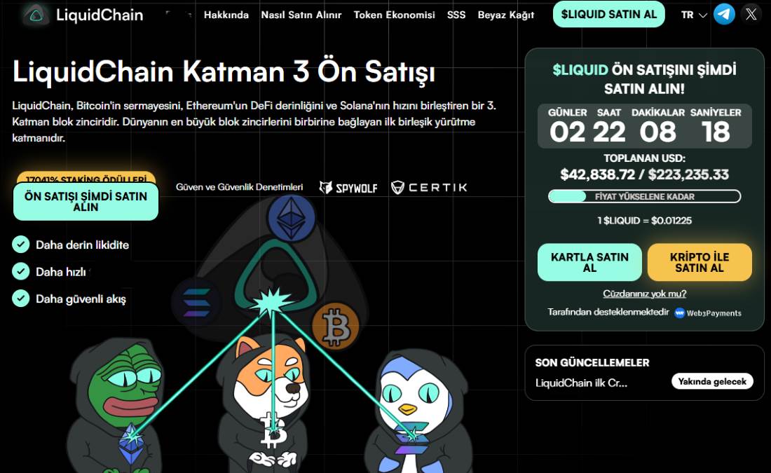 En hızlı yükselen kripto para - LiquidChain