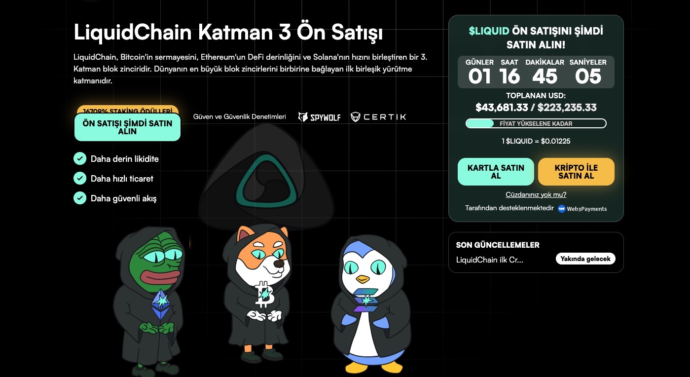 LiquidChain – En Çok Yükselen Coinler