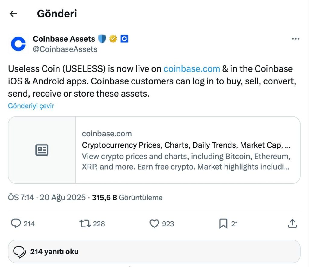 Coinbase assets