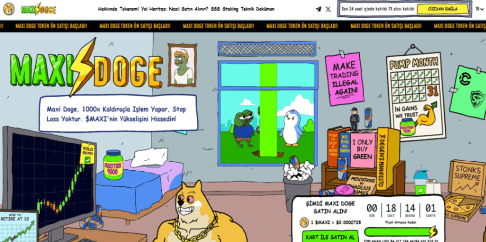 yüksek riskli ve getirili kripto paralar - maxi doge