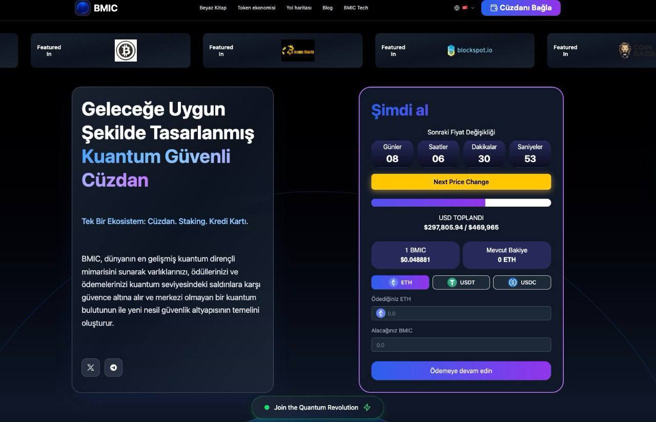 bmic ön satış coin projesi