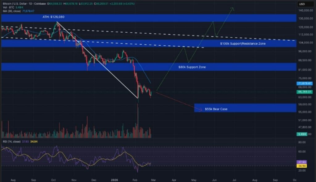 bitcoin teknik analiz grafiği