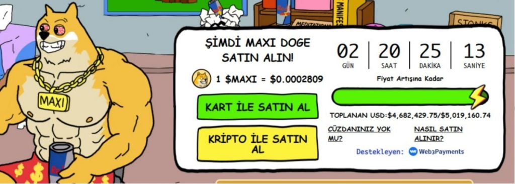 maxi doge ön satışı