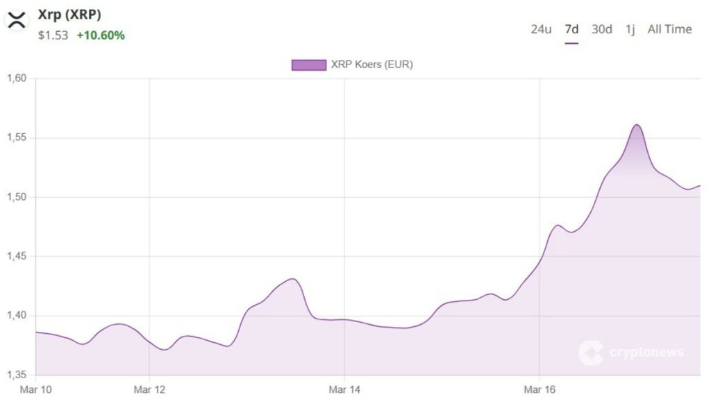 xrp işlem grafiği