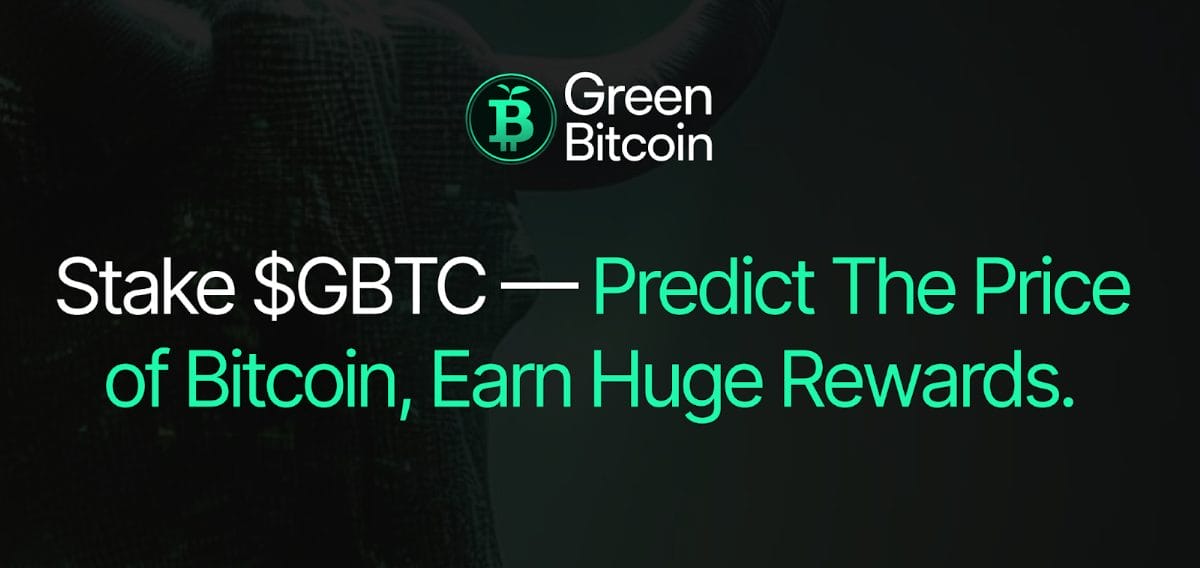 Green Bitcoin（GBTC）が予測して稼ぐシステムで投資家を魅了｜プレセール170万ドル突破