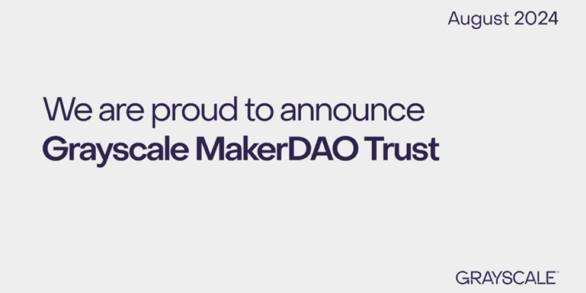 グレースケールのMakerDAO用のファンド