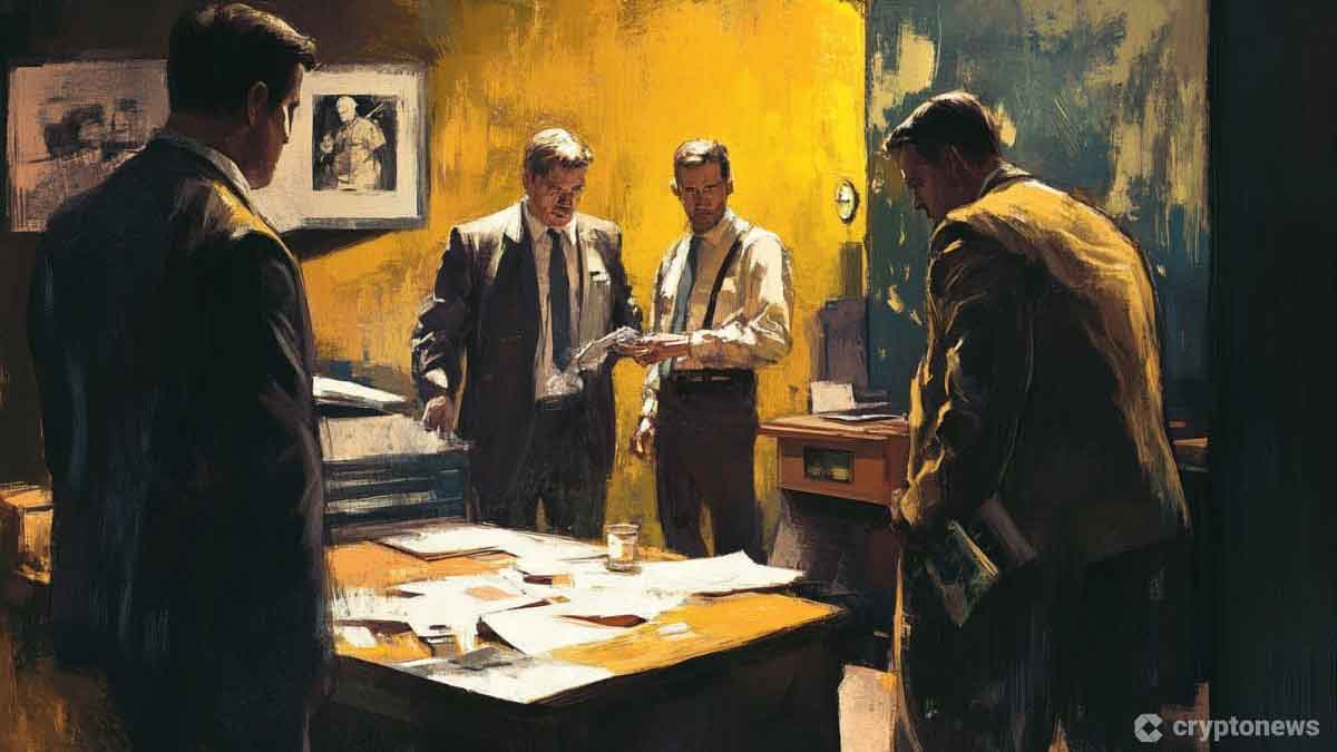 FBI家宅捜査のイメージイラスト