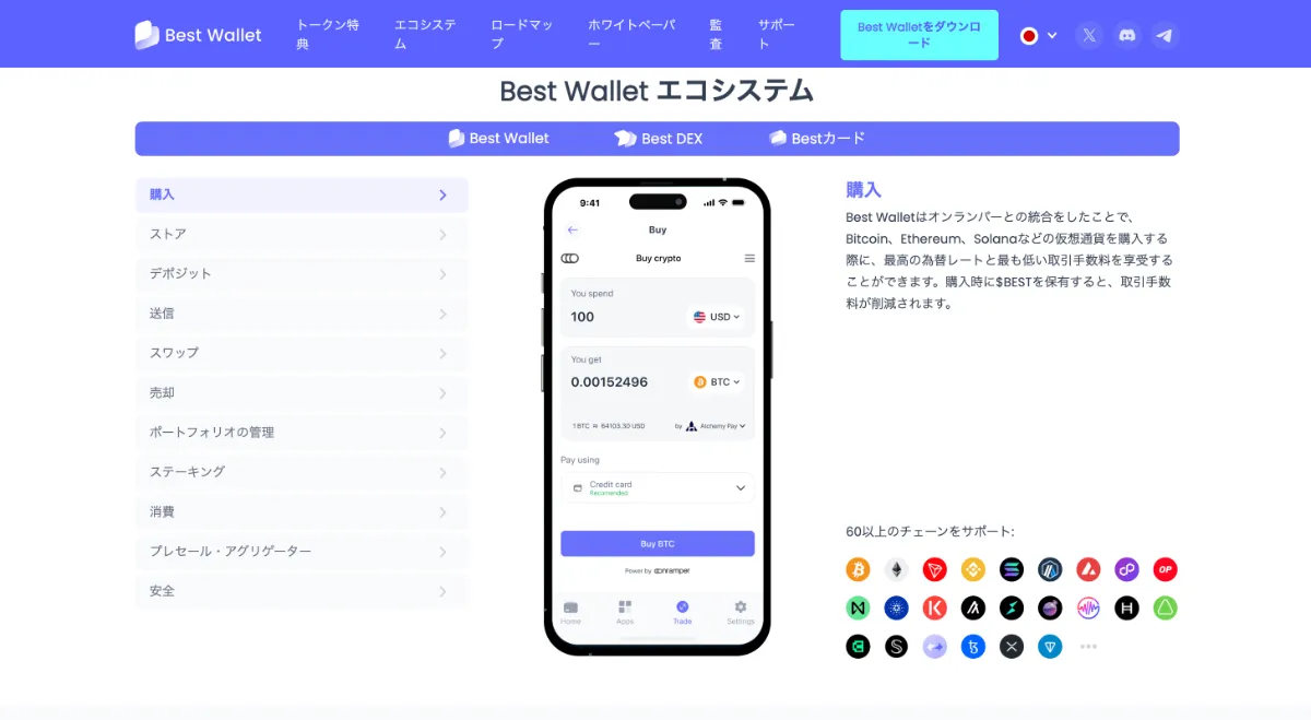 Best Wallet Tokenのエコシステム概要