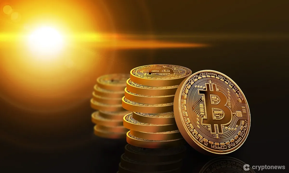 複数枚のビットコインと光