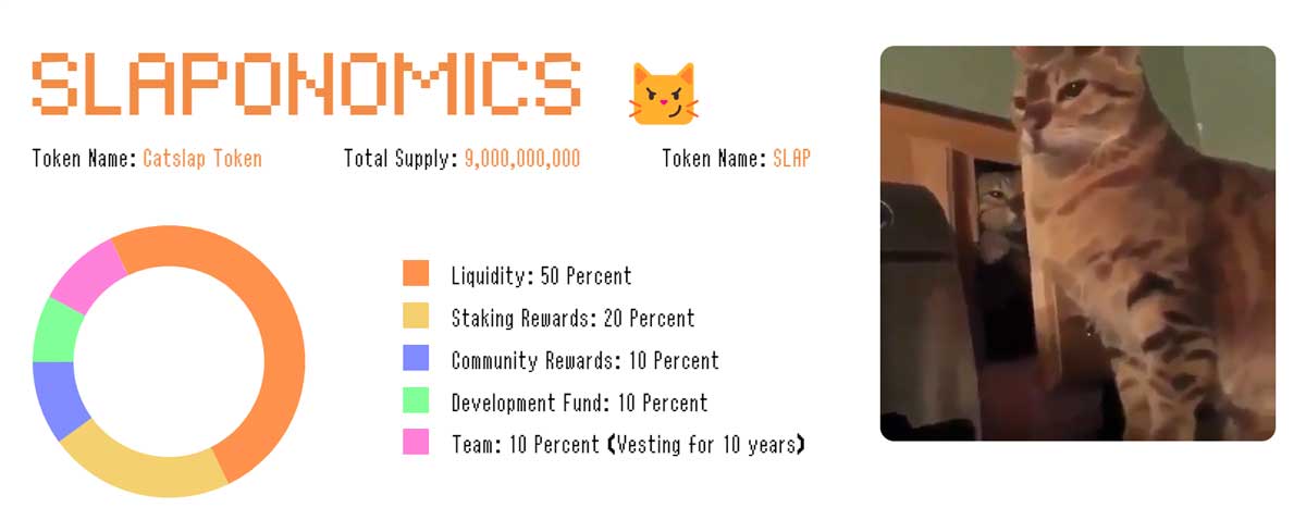 SlapCatのウェブサイトスクリーンショット