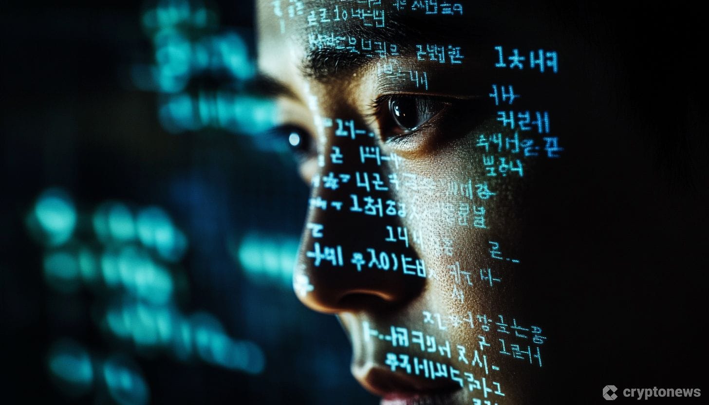 北朝鮮のサイバー攻撃と仮想通貨窃取を表現した暗めの画像