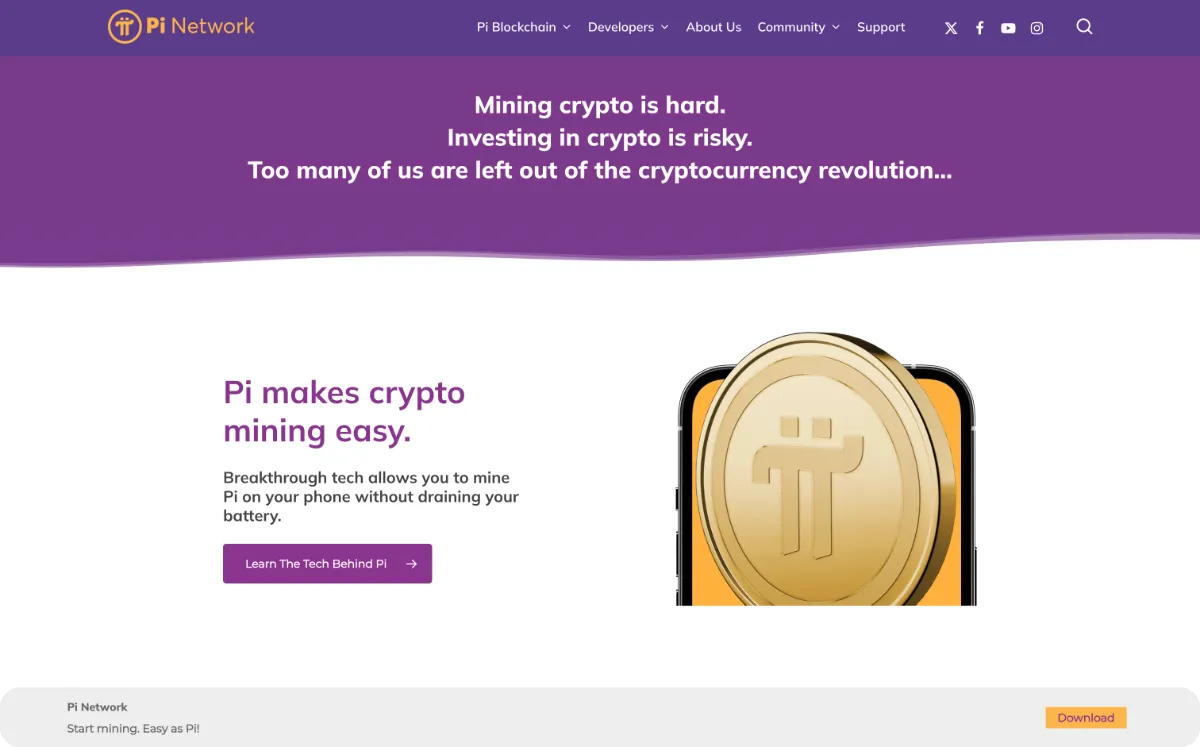 pi仮想通貨のマイニング解説サイト