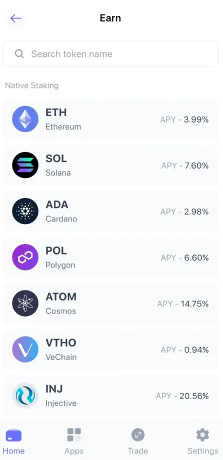 Best Walletの仮想通貨ステーキング