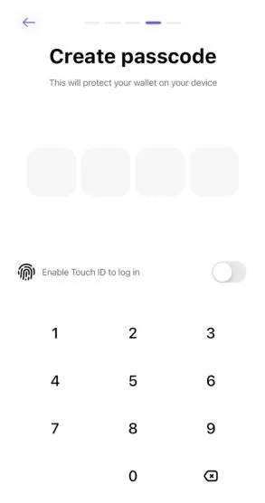 Best Wallet初期設定・セキュリティ設定を行う