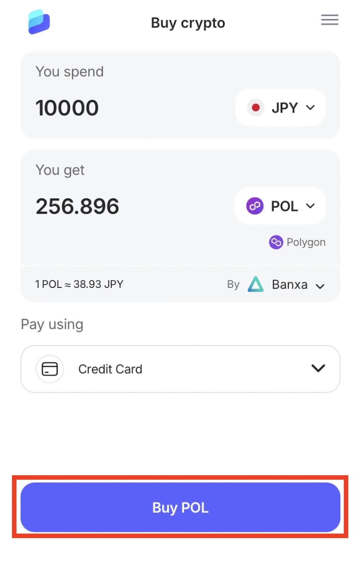 ベストウォレット アプリ画面3