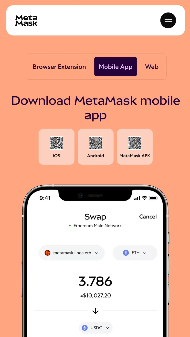 メタマスクSP版