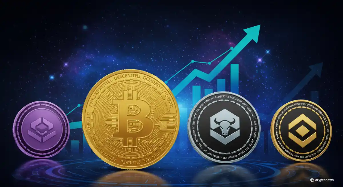 4つの成長する仮想通貨と投資機会の図