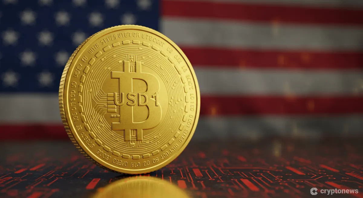 トランプ関連企業が発表した新ステーブルコインUSD1のコンセプトイメージ