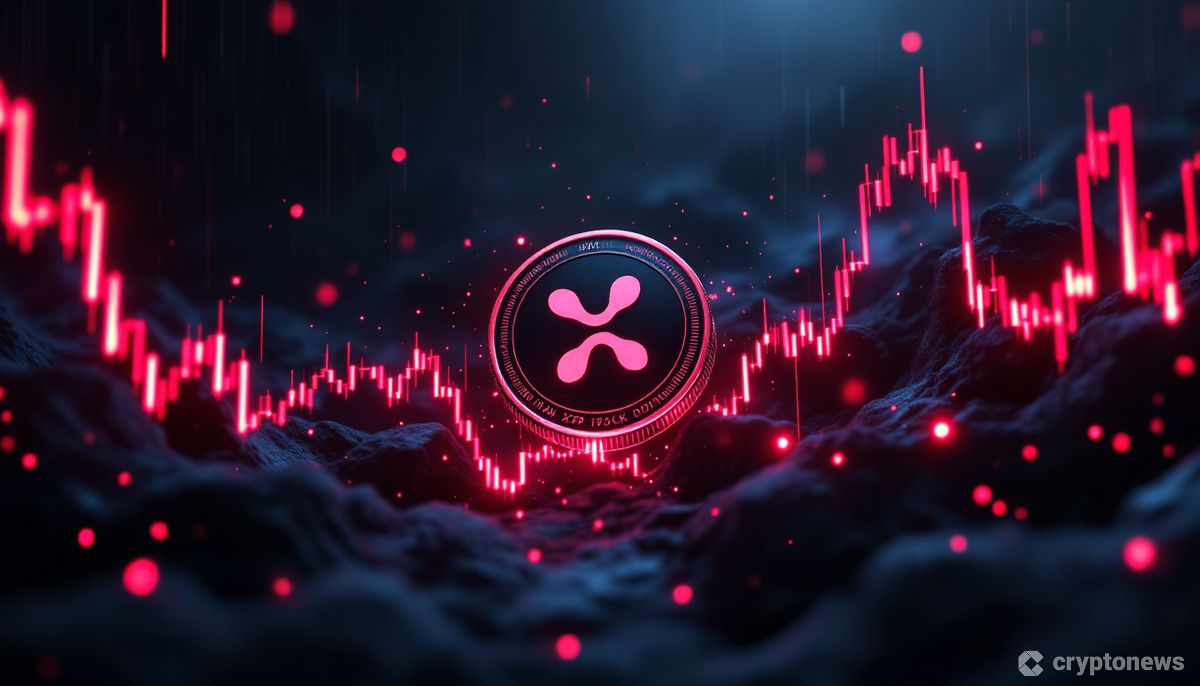 XRPがブラックマンデーで急落。トランプ氏の関税発言と大口投資家の売却が背景にあり、2025年の高値から45%下落した。